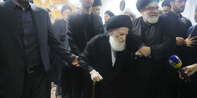 عکس / حضور آیت‌الله شبیری زنجانی در مراسم بزرگداشت رهبر شهید در قم