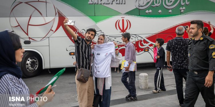 تصاویر: ورود کاروان تیم ملی جمهوری اسلامی ایران به کشور
