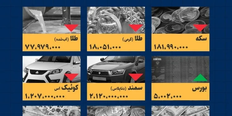 اینفوگرافیک / امروز ۴ مرداد قیمتها چقدر است؟