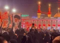 ببینید / حضور مردم عراق در کنار خودروی حامل پیکر رهبر شهید انقلاب در ورودی شهر کربلا