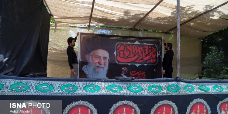 تصاویر: مواکب ورودی شمالی مشهد پیش از مراسم تشییع رهبر شهید