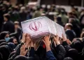 مراسم وداع و خاکسپاری چهار شهید حمله موشکی آمریکا، در اهواز برگزار شد