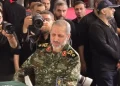 عکس / حضور فرمانده نیروی هوافضای سپاه در مراسم بدرقه پیکر رهبر شهید انقلاب