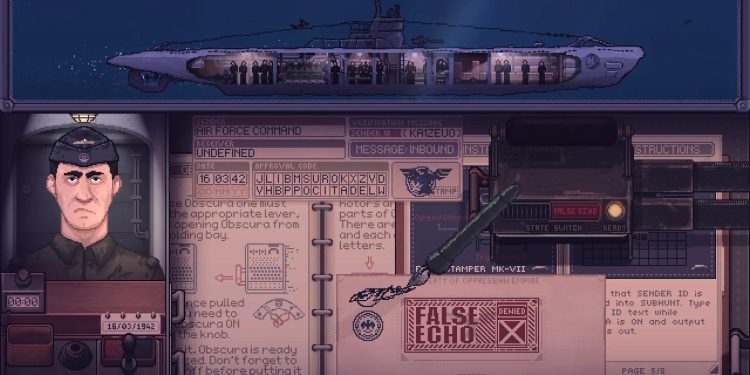 بازی False Echo معرفی شد؛ مشابه Papers, Please در جنگ جهانی دوم