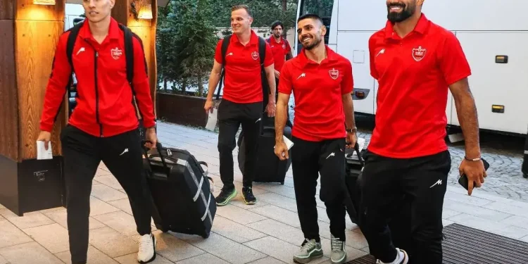 پرسپولیس به ترکیه رسید (عکس)