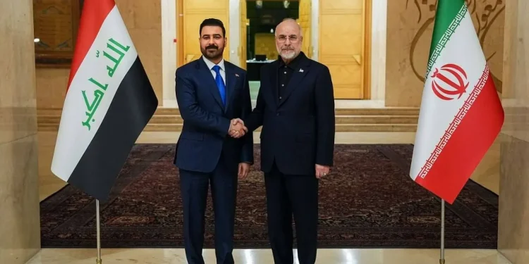 قالیباف با نخستوزیر عراق دیدار کرد