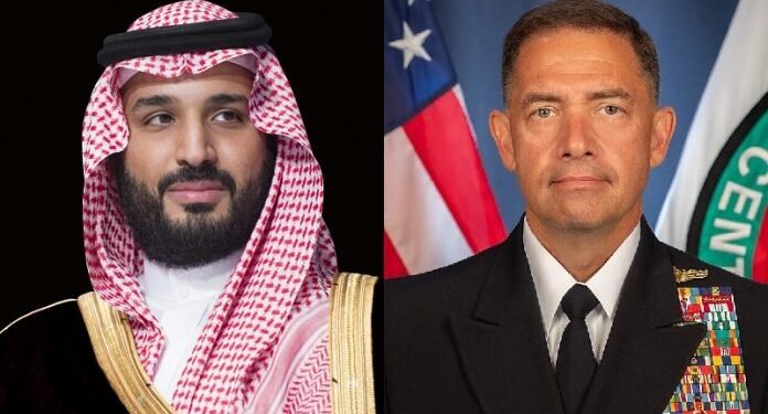 بن‌سلمان و فرمانده سنتکام همکاری دفاعی را بررسی کردند