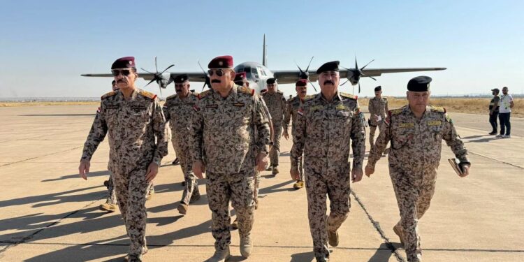 بازدید رئیس ستاد کل ارتش عراق از واحد عملیاتی کرکوک