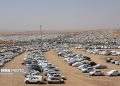 تصاویر: وضعیت پارکینگ‌های مرز خسروی در آستانه اربعین حسینی