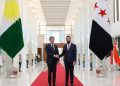 استقبال الشرع از رئیس اقلیم کردستان عراق در دمشق