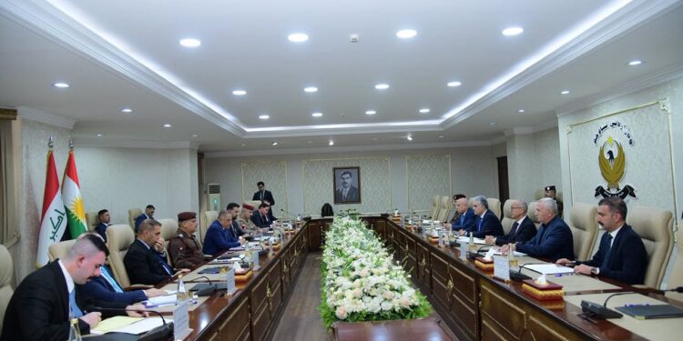 برگزاری نشست کمیته عالی اجرای مفاد توافقنامه امنیتی میان عراق و ایران در اربیل