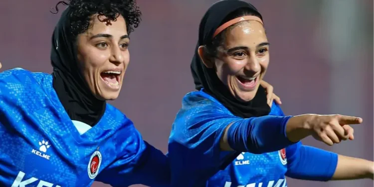 النصر 1 – خاتون 1/ سارا ناجی لحظه آخری خاتون مقابل النصر