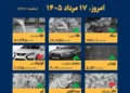 اینفوگرافیک / امروز ۱۷ مرداد قیمت ها چقدر است؟