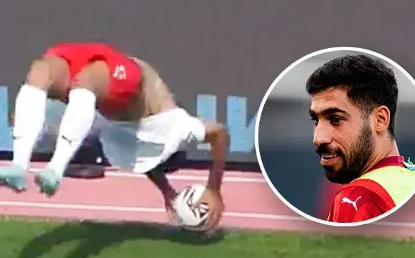 پشتک کنار خطی که به یک پاس گل تماشایی تبدیل شد/ بهترین اوت دستی تاریخ با نادر!