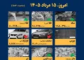 اینفوگرافیک / امروز ۱۵ مرداد قیمتها چقدر است؟