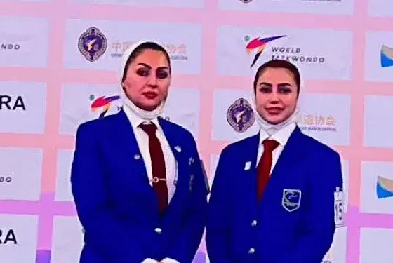 قضاوت‌ دو بانوی داوری تکواندو ایران در چین