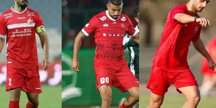 حضور سه وینگر در سیرجان؛/ لشگر مهاجران پرسپولیس با لباس زرد! (عکس)