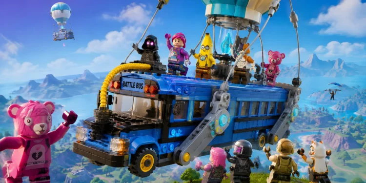 اتوبوس معروف فورتنایت در قالب لگو؛ معرفی LEGO Battle Bus