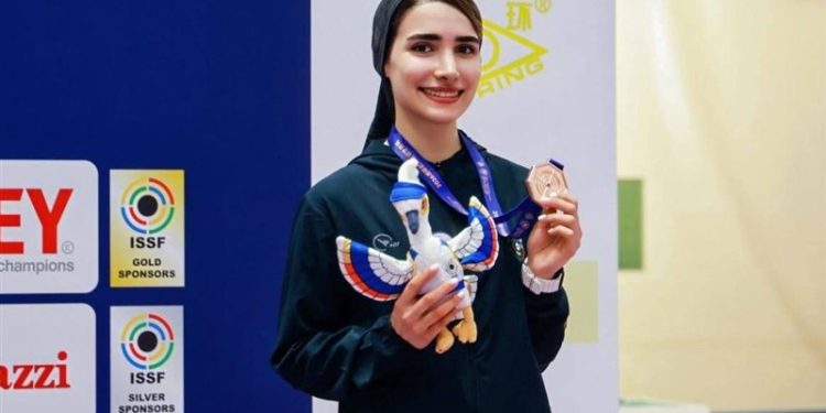 هانیه رستمیان در جایگاه پنجم رده بندی جهانی