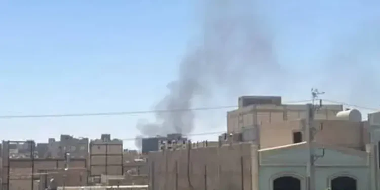 انفجار مخزن یک کارخانه در جنوب تهران (عکس)