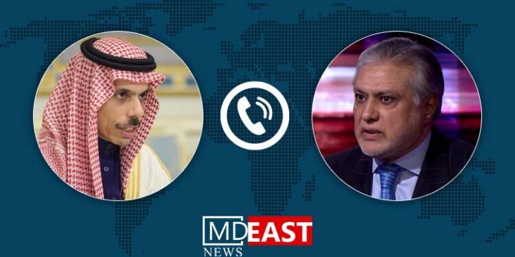 وزرای خارجه عربستان و پاکستان تلاش‌ها برای مهار بحران در منطقه را بررسی کردند