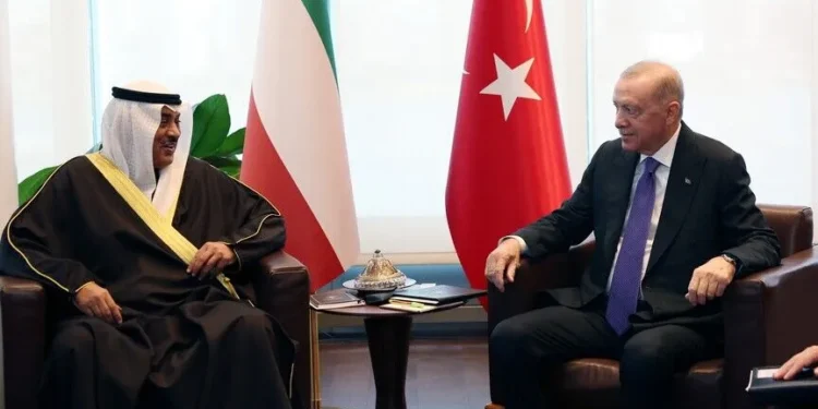 دیدار اردوغان و ولیعهد کویت در نیویورک
