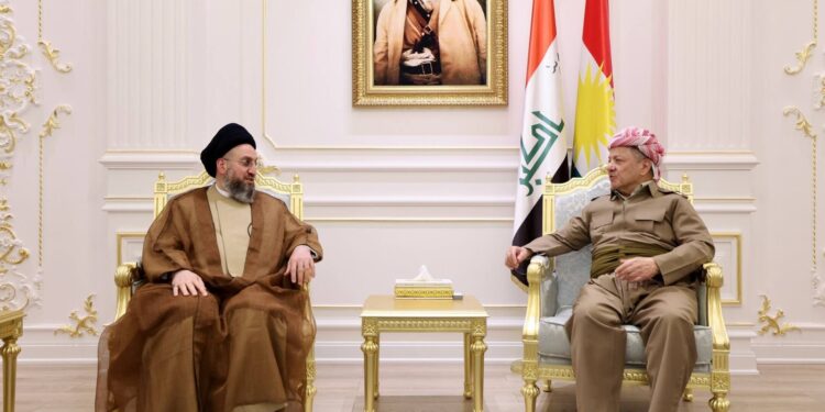 سفر مسعود بارزانی به بغداد با دعوت الحکیم برای حل اختلافات
