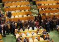 اعتراضها و ترک سالن هنگام سخنرانی نتانیاهو در مجمع عمومی سازمان ملل
