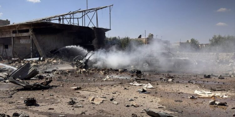 افزایش شمار جان باختگان انفجار خودروی حامل مهمات در ادلب