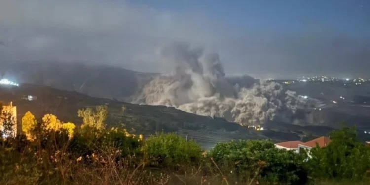حمله ارتش اسرائیل به مواضع حزب الله در جنوب لبنان