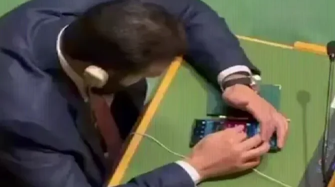 ببینید / اینستاگردی جولانی حین سخنرانی اردوغان در سازمان ملل متحد