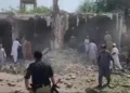 ببینید / تصاویری از انفجار قوی در یک مسجدی در پاکستان