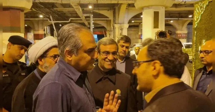 وزیر کشور پاکستان به مشهد رفت