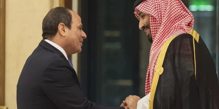 قاهره: رئیسجمهور مصر و ولیعهد عربستان پیش از آغاز نشست مذاکرات گسترده، دیداری غیرعلنی برگزار کردند / دو طرف درباره تضمین آزادی کشتیرانی در تنگه هرمز و بابالمندب توافق کردند