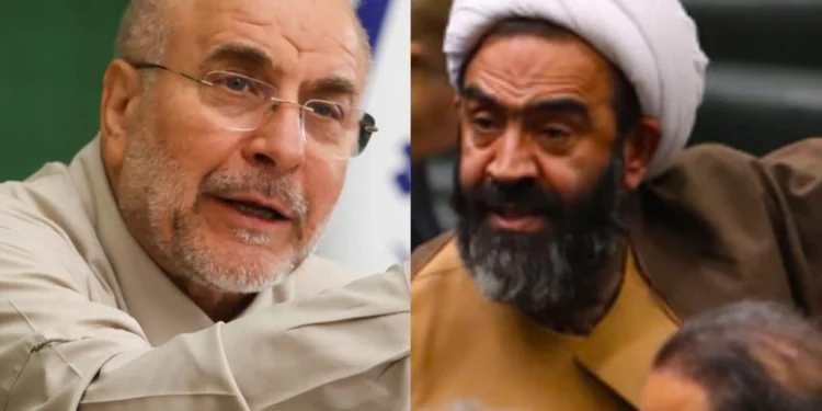 پاسخ قالیباف به حملات نقدعلی به وی پیرامون طرح «نفوذ»: شما برای من نمی‌توانید تصمیم بگیرید؛ من حتماً عین شما صحبت نمی‌کنم/ گفتید مجلس یک شعبه از دولت است؛ در این شرایط که حرف از وحدت می‌زنیم، درست نیست با این ادبیات صحبت کنیم