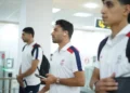 ورود ملی‌پوشان ایران به ازبکستان (عکس)