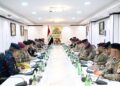 نشست امنیتی بررسی استقرار و آرایش یگان‌ها در حوزه فرماندهی عملیات کرکوک