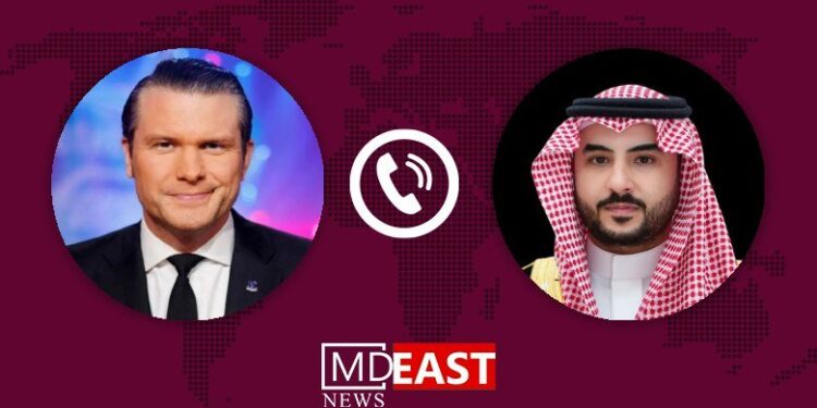 گفت‌وگوی تلفنی خالد بن سلمان و وزیر جنگ امریکا