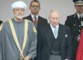 چارلز سوم از سلطان عمان هیثم در آغاز سفر دولتی به بریتانیا استقبال کرد