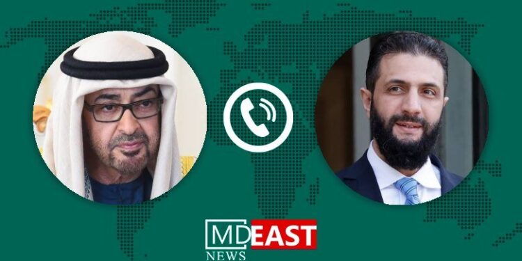 تاکید سران سوریه و امارات بر اهمیت امنیت و ثبات منطقه