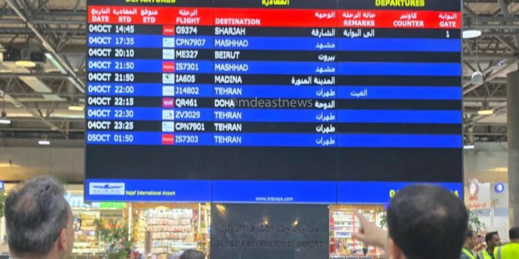 اولین هواپیمای ایرانی در فرودگاه نجف به زمین نشست