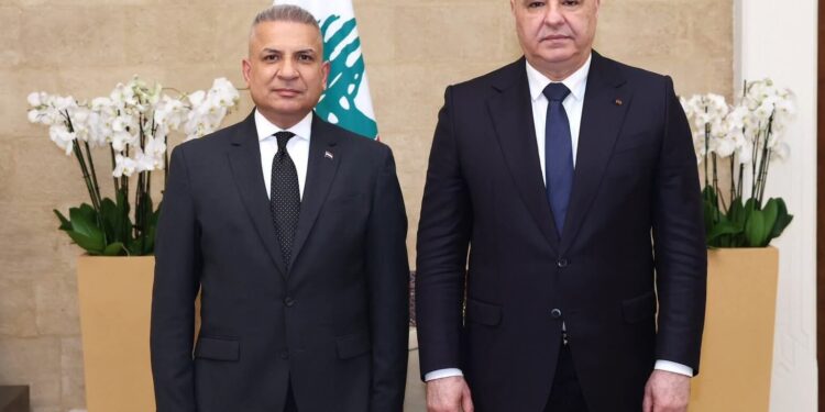 تاکید جوزف عون بر اهتمام لبنان به تقویت روابط دوجانبه با عراق
