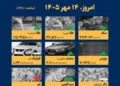 اینفوگرافیک / امروز ۱۴ مهر قیمت‌ها چقدر است؟