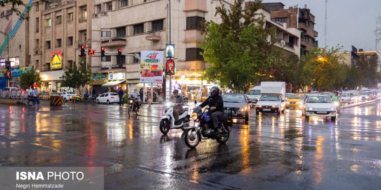 تصاویر: باران ۱۱ مهر ۱۴۰۵- تهران