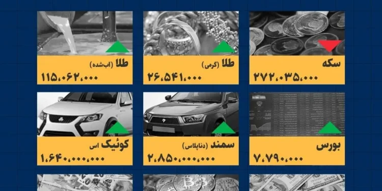 اینفوگرافیک / امروز ۱۳ مهر قیمت‌ها چقدر است؟