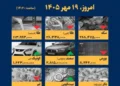 اینفوگرافیک / امروز ۱۹ مهر قیمت‌ها چقدر است؟