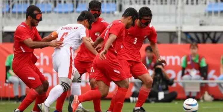 برد پرگل فوتبال نابینایان ایران برابر هند