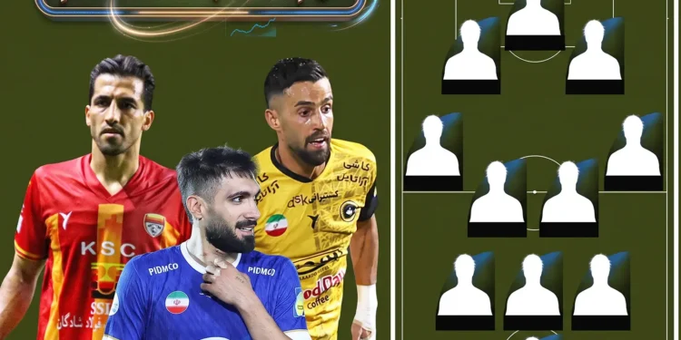 ورود قرمزها ممنوع شد!/ تیم منتخب هفته هفتم لیگ برتر