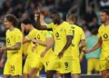 ‫برد مهم دورتموند با درخشش سرهو گیراسی/ صباح 1-2 دورتموند | باکو زورش نرسید